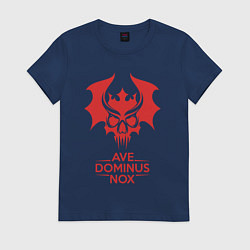 Женская футболка Ave Dominus Nox клич повелителей ночи