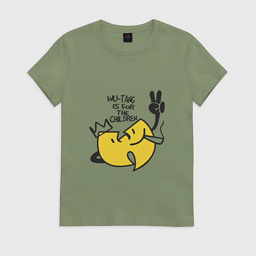Женская футболка Wu-Tang Is For The Children / Авокадо – фото 1