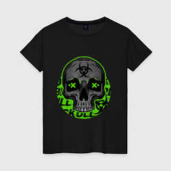 Женская футболка SKULL TOXIC