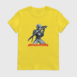 Женская футболка Райден из Metal Gear Rising с мечом