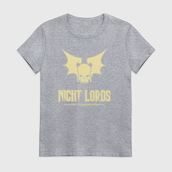 Женская футболка Повелители ночи лого винтаж