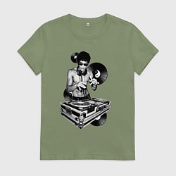 Женская футболка Bruce Lee - Vinyl Dj