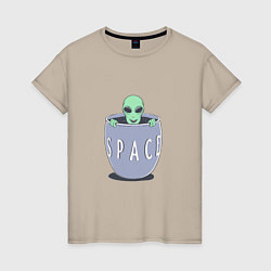 Женская футболка Alien Space