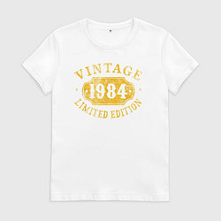 Женская футболка Винтаж 1984 лимитированная серия