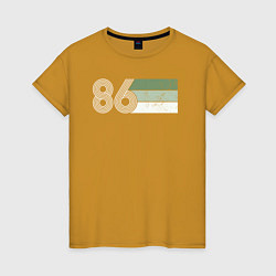 Женская футболка 86 ретро
