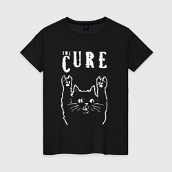 Женская футболка The Cure рок кот