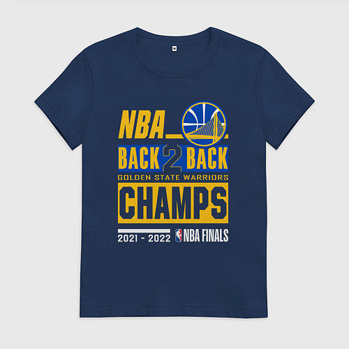 Женская футболка GOLDEN STATE WARRIORS NBA CHAMPION / Тёмно-синий – фото 1