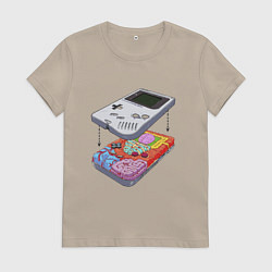 Женская футболка Game boy insides