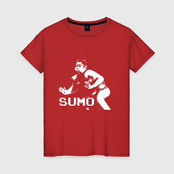 Женская футболка Sumo pixel art