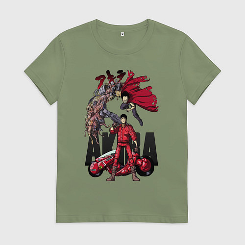 Женская футболка Akira anime / Авокадо – фото 1
