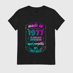 Женская футболка Made in 1977