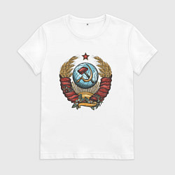 Женская футболка Серп и молот СССР