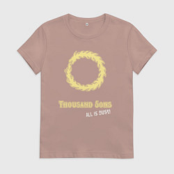 Женская футболка Тысяча сынов хаос винтаж лого