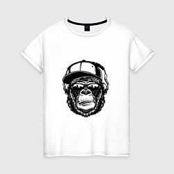 Женская футболка Gorilla rapper