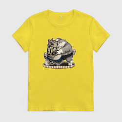 Женская футболка КОТИКИ СУМОИСТЫ