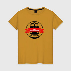 Женская футболка Железнодорожник 100