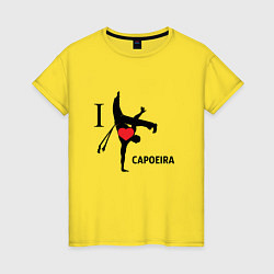 Женская футболка I LOVE CAPOEIRA