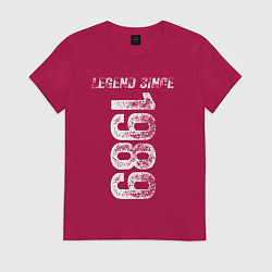 Женская футболка Легенда с 1989 года