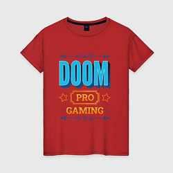 Женская футболка Игра Doom pro gaming