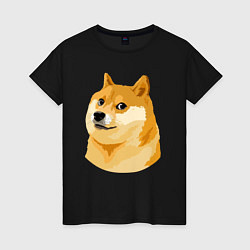 Женская футболка Пёс Доге