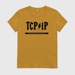 Женская футболка TCPIP Connecting people since 1972