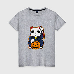 Женская футболка Cat Halloween