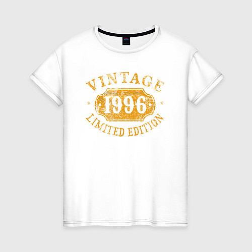 Женская футболка Винтаж 1996 / Белый – фото 1
