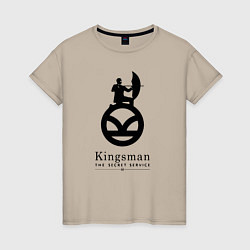 Женская футболка Kingsman Секретная служба - logo