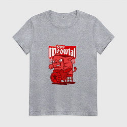 Женская футболка Heavy Mewtal