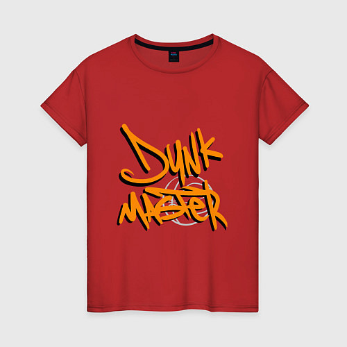 Женская футболка Dunk Master / Красный – фото 1