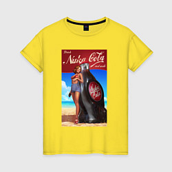 Женская футболка Fallout nuka - cola