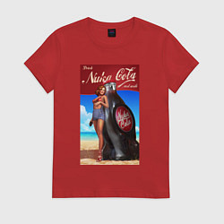 Женская футболка Fallout nuka - cola