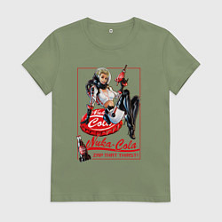 Женская футболка Nuka - cola girl