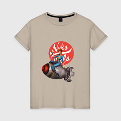 Женская футболка Nuka - cola bomb