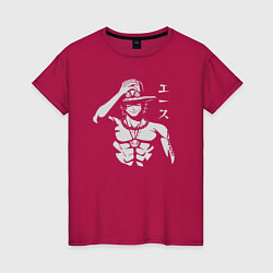 Женская футболка Огненный Эйс