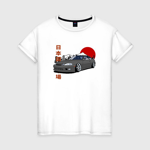 Женская футболка Toyota Soarer 2jz gte JDM Retro Design / Белый – фото 1