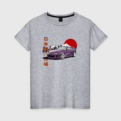 Женская футболка Toyota Supra A80 Mk4 Japan Legend