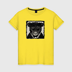 Женская футболка Старый медведь