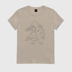 Женская футболка Медвежьи объятия