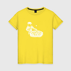 Женская футболка Space breakfast