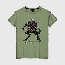 Женская футболка Werewolf - оборотень