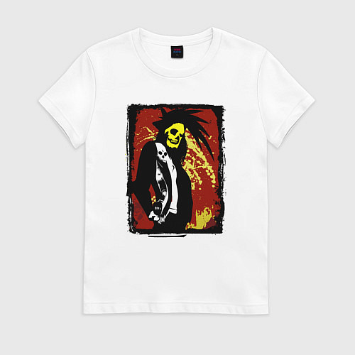 Женская футболка Панк череп / Белый – фото 1