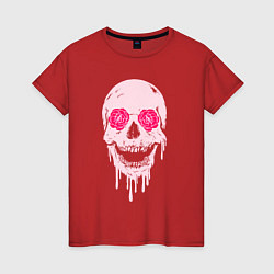 Женская футболка Jolly skull