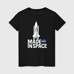 Женская футболка Nasa - made in space