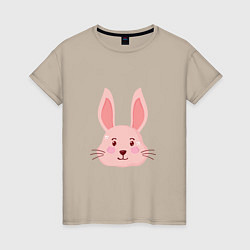 Женская футболка Pink - Rabbit