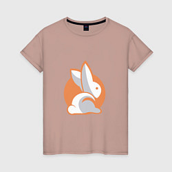 Женская футболка Orange Rabbit