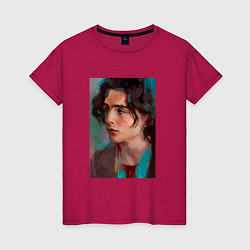 Женская футболка Timothee Chalamet fan art