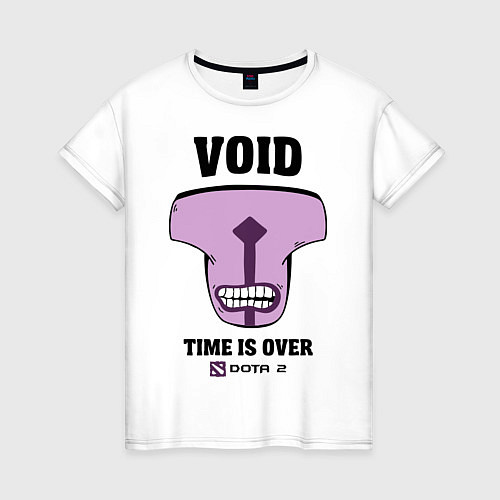 Женская футболка Void: Time is over / Белый – фото 1