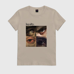 Женская футболка Искусство и глаза