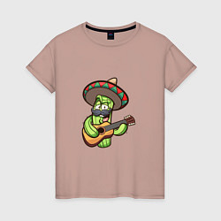Женская футболка Кактус - Мексиканец
